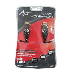 Kabel HDMI / HDMI 1.8m HQ blister pozłacany